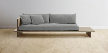 The Muir Arm on Left - Merino Granite Sofa