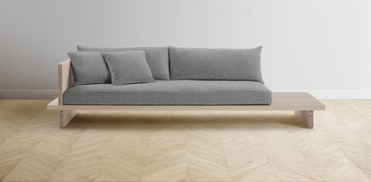 The Muir Arm on Left - Merino Granite Sofa