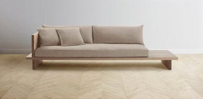 The Muir Arm on Left - Performance Basketweave Malt Sofa