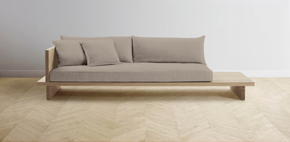 The Muir Arm on Left - Performance Bouclé Morel Sofa