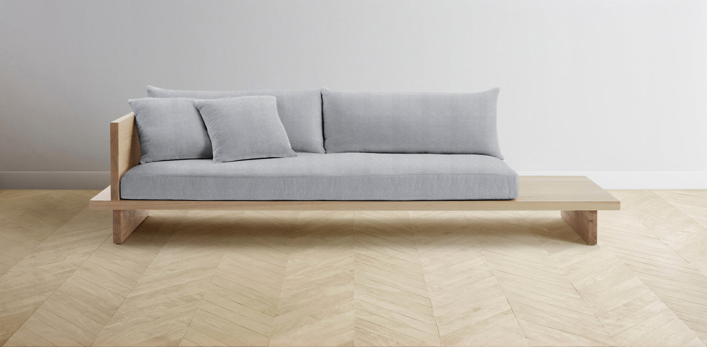 The Muir Arm on Left - Performance Chevron Cloud Sofa