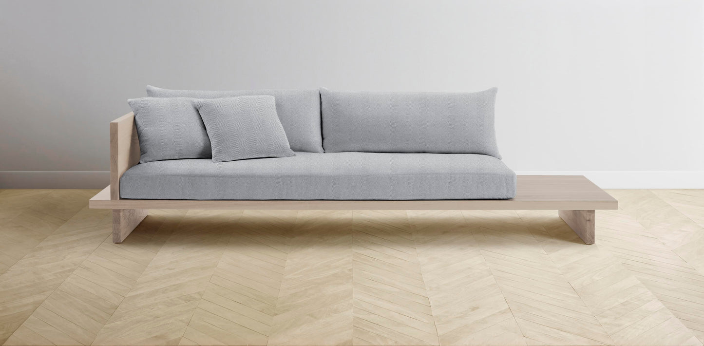 The Muir Arm on Left - Performance Chevron Cloud Sofa