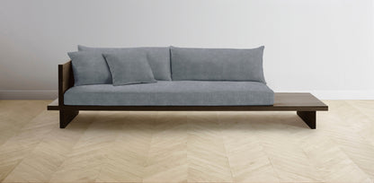 The Muir Arm on Left - Performance Melange Weave Aegean Sofa