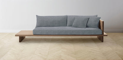 The Muir Arm on Right - Performance Melange Weave Aegean Sofa