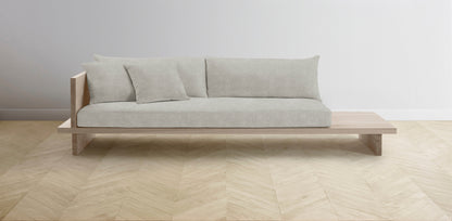 The Muir Arm on Left - Performance Melange Weave Flint Sofa