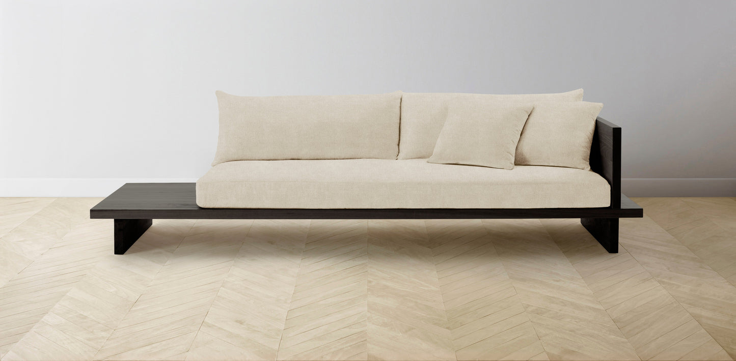 The Muir Arm on Right - Performance Melange Weave Shell Sofa