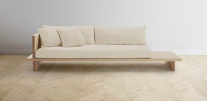 The Muir Arm on Left - Performance Melange Weave Shell Sofa