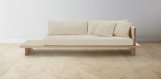 The Muir Arm on Right - Performance Melange Weave Shell Sofa