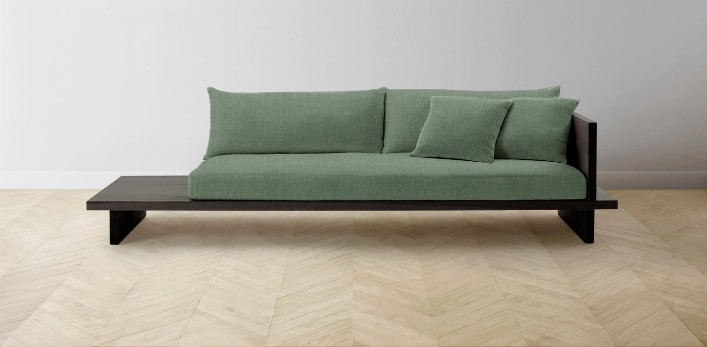 The Muir Arm on Right - Performance Stonewashed Linen Aspen Sofa