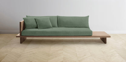 The Muir Arm on Left - Performance Stonewashed Linen Aspen Sofa