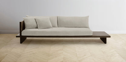 The Muir Arm on Left - Performance Stonewashed Linen Dew Sofa