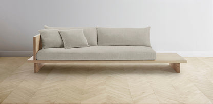 The Muir Arm on Left - Performance Stonewashed Linen Dew Sofa