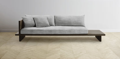 The Muir Arm on Left - Performance Textured Tweed Alpine Sofa