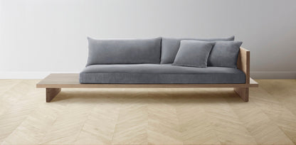 The Muir Arm on Right - Performance Velvet Lunar Sofa