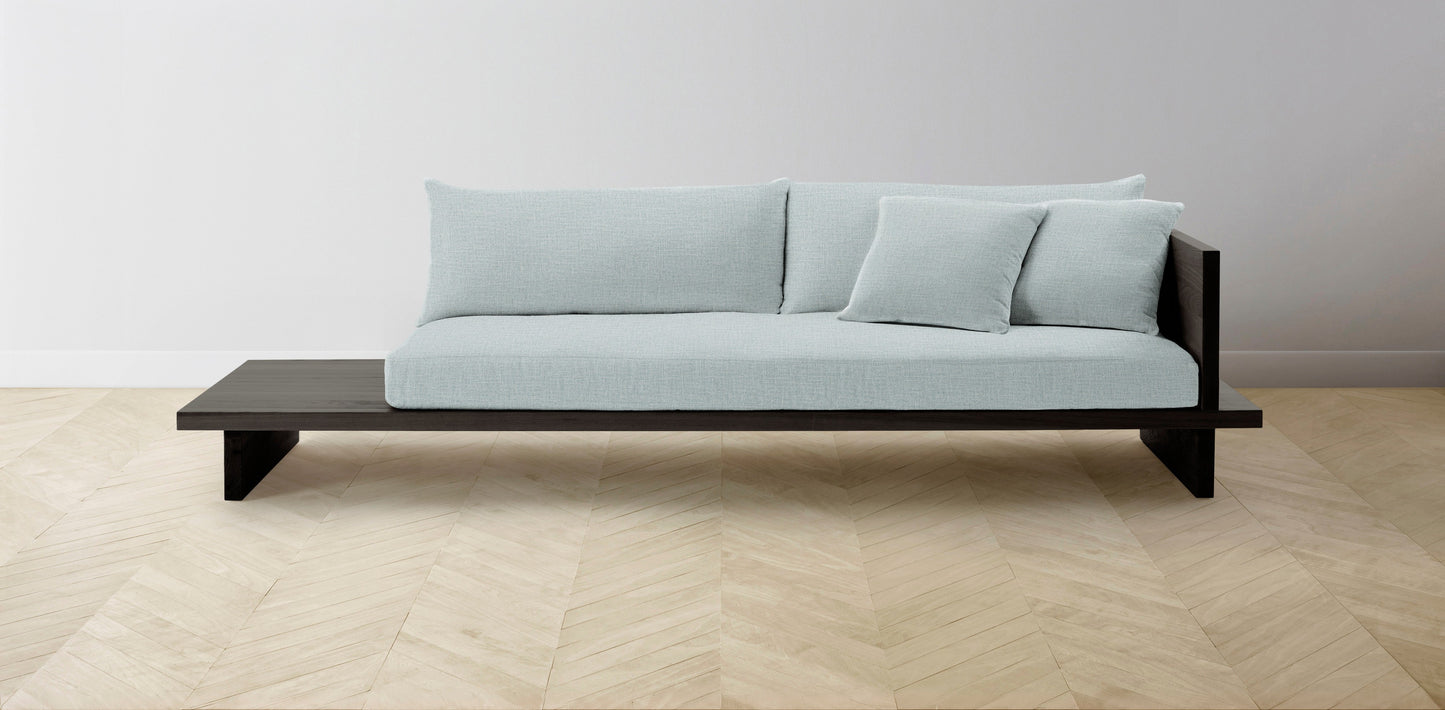 The Muir Arm on Right - Performance Woven Chenille Rain Sofa