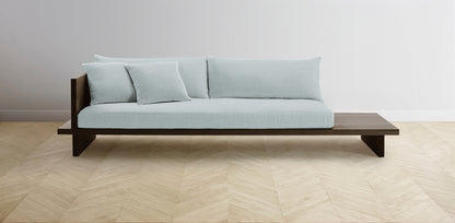 The Muir Arm on Left - Performance Woven Chenille Rain Sofa