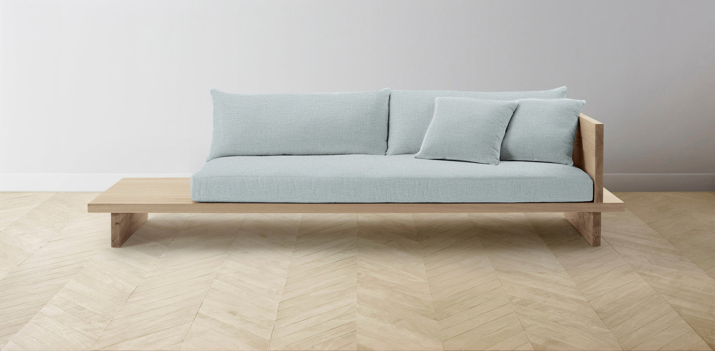 The Muir Arm on Right - Performance Woven Chenille Rain Sofa