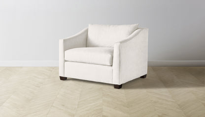 The Sullivan  - Performance Textured Tweed Snow Chair and a Half