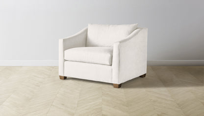 The Sullivan  - Performance Textured Tweed Snow Chair and a Half