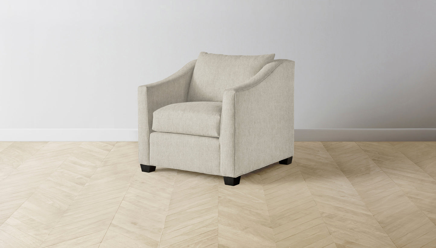 The Sullivan  - Performance Stonewashed Linen Dew Chair