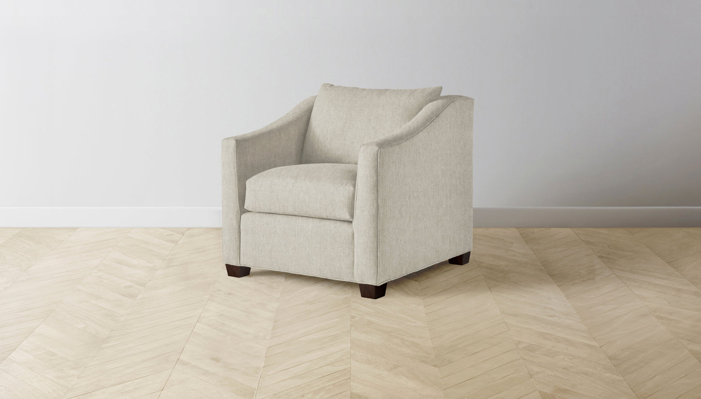 The Sullivan  - Performance Stonewashed Linen Dew Chair