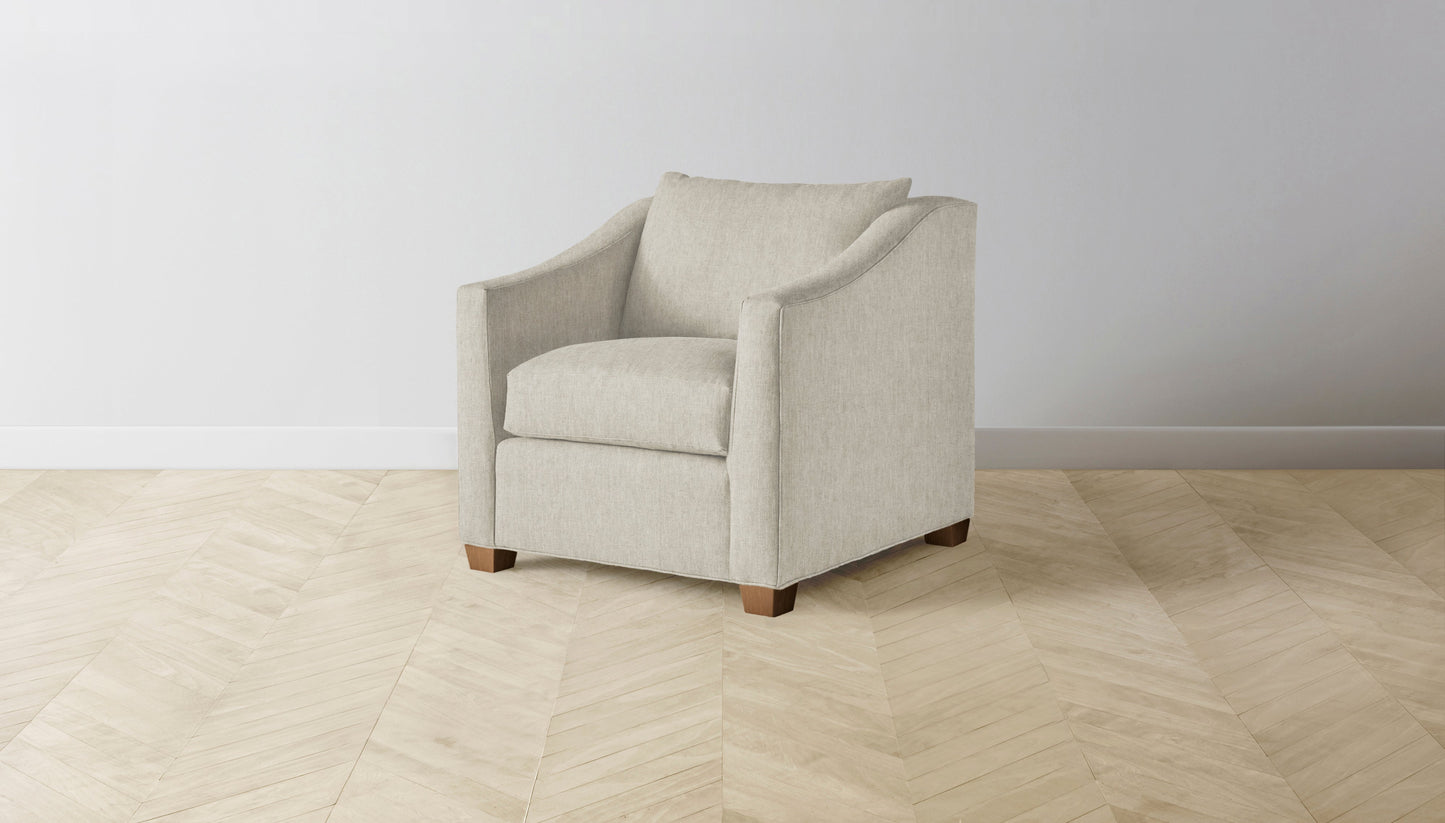 The Sullivan  - Performance Stonewashed Linen Dew Chair