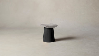 The Weston  - Belgian Linen Agate Accent Stool