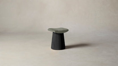 The Weston  - Belgian Linen Thyme Accent Stool