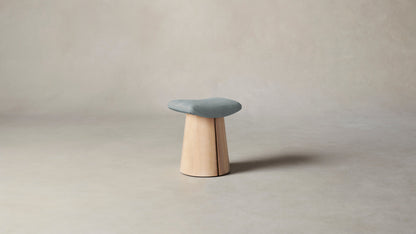 The Weston  - Nubuck Leather Tide Accent Stool