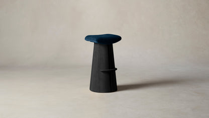 The Weston  - Mohair Admiral Bar and Counter Stool