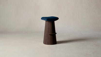 The Weston  - Mohair Admiral Bar and Counter Stool