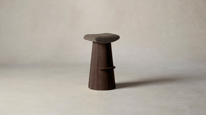 The Weston  - Mohair Mink Bar and Counter Stool