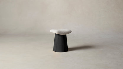 The Weston  - Italian Bouclé Fossil Stool