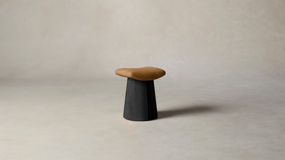 The Weston  - Nubuck Leather Saddle Stool